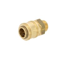 Quick connection coupling EURO; brass; Ext.thread: 3/8" | MTB.901025894  | 0901025894