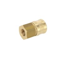 Quick connection coupling EURO; brass; Int.thread: 1/4" | MTB.901025916  | 0901025916