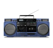 Radioatskaņotājs Medion LIFE® P66538 Retro-Boombox Blue | 50078738 | 4061275240740