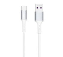 Remax Chaining Series USB cable - USB Type C fast charging 5A 1m white (RC-198a) | RC-198a  | 6954851255826 | 047523