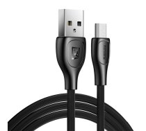 Remax Lesu Pro USB - micro USB data charging cable 480 Mbps 2,1 A 1 m black (RC-160m black) | RC-160m black  | 6972174158389 | RC-160m black