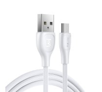 Remax Lesu Pro USB - micro USB data charging cable 480 Mbps 2,1 A 1 m white (RC-160m white) | RC-160m white  | 6972174158396 | RC-160m white