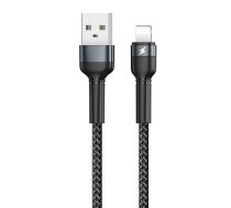 Remax USB - Lightning cable charging data transfer 2,4 A 1 m black (RC-124i black) | RC-124i Black  | 6972174152837 | RC-124i Black
