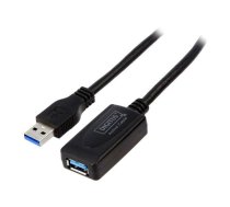 Repeater USB; USB 3.0,with amplifier; USB A socket,USB A plug | DA-73104 | DA-73104
