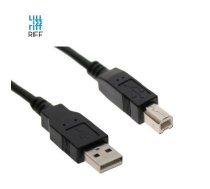 Riff USB 2.0 A Spraudnis AM-BM Printera Kabelis 1,5 m | RF-PR-USB-AB-1.5M-BLACK | 4752219006729 | RF-PR-USB-AB-1.5M-BLACK