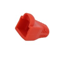 RJ45 plug boot; 5.8mm; red | LOG-MP0010  | MP0010