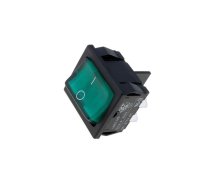 ROCKER; DPST; Pos: 2; ON-OFF; 10A/250VAC; 10A/28VDC; green; 8650 | AE-H8653VBNBP | H8653VBBG3076W