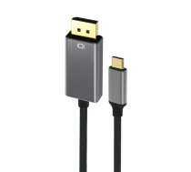 RoGer Kabelis USB-C uz DisplayPort 4K@60Hz / 1.8m / Peleks | RO-USBC2DP4K1.8M-SI  | 4752168115909 | RO-USBC2DP4K1.8M-SI