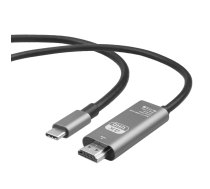 RoGer USB-C to HDMI UltraHD 4K@60Hz Kabelis 1.8m (RO-TH001-C-HDMI1.8) | RO-TH001-C-HDMI1.8 | 4752253012304