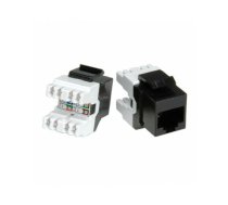 ROLINE Cat.5e Keystone Jack, RJ-45, unshielded black | 26.11.0342