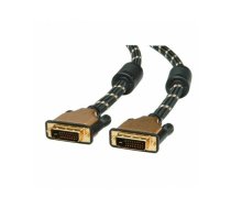 ROLINE GOLD Monitor Cable, DVI M - DVI M, (24+1) dual link 10 m | 11.04.5518