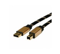 ROLINE GOLD USB 2.0 Cable, Type A-B 4.5 m | 11.02.8805
