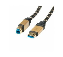 ROLINE GOLD USB 3.0 Cable, Type A M - B M 1.8 m | 11.02.8902