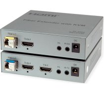 Roline KVM Extender over Fiber Optic, HDMI 4K, USB, 20 km | 14.01.3363 | 7630049671973 | 14.01.3363