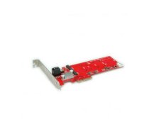 ROLINE PCIe Adapter RAID, 2x M.2+2x SATA | 15.06.2119