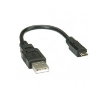 ROLINE USB 2.0 Cable, A - Micro B, M/M, 0.15 m | 11.02.8310