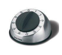 Salter 338 SSBKXR8EU16 Nerūsējošā tērauda mehāniskais virtuves taimeris (T-MLX41864) | T-MLX41864 | 5054061479980