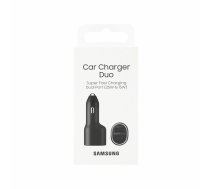 Samsung EP-L4020NBEGEU Divi USB 15W un USB-C PD 25W Ātrā Adaptīvā Auto 12V Lādētājs Melns (EP-L4020NBEGEU) | EP-L4020NBEGEU | 8806094000795
