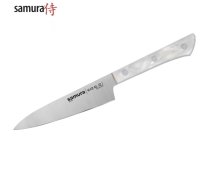 Samura Harakiri Acryl Virtuves nazis ar rievotu asmeni 150mm ar akrila rokturi no AUS 8 Japāņu tērauda 58 HRC | SHR-0024AW  | 4751029327611