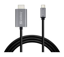 Sandberg 136-21 USB-C to HDMI Cable 2M | T-MLX54790  | 5705730136214