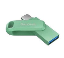 Zibatmiņa SanDisk Ultra Dual Drive Go USB-A / USB Type-C 256GB Absinthe Green | SDDDC3-256G-G46AG | 619659203924