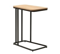 Sānu galds HEDVIG 50x32xH60cm, osis/melns | 40840 | 4741243408401