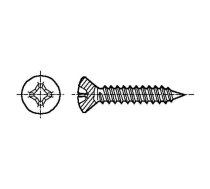 Screw; 2.2x6.5; Head: countersunk; Phillips; PH1; hardened steel | B2.2X6.5/BN996  | 1377426