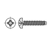 Screw; for metal; 2.2x6.5; Head: cheese head; Phillips; PH1; zinc | B2.2X6.5/BN33  | 1037226