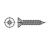 Screw; for metal; 3.5x13; Head: countersunk; Pozidriv; PZ2; zinc | B3.5X13/BN14066  | 2098385