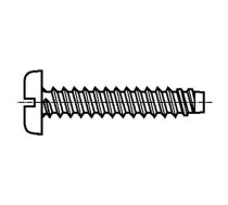 Screw; for plastic; 2.2x9.5; Head: cheese head; slotted; 0,6mm | B2.2X9.5/BN992  | 1374478