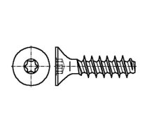 Screw; for plastic; 3x8; Head: countersunk; Torx®; TX08; zinc | B3X8/BN2041  | 3757658