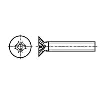 Screw; M3x6; Head: countersunk; Phillips; PH1; steel; zinc; DIN 965A | B3X6/BN388  | 1156454