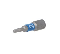 Screwdriver bit; hex key; HEX 2mm; 1/4"; Overall len: 25mm | WERA.05056681001 | 05056681001