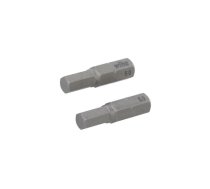 Screwdriver bit; hex key; HEX 5mm; 1/4"; Overall len: 25mm; 2pcs. | WIHA.25679 | 25679