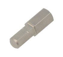 Screwdriver bit; hex key; HEX 8mm; 1/4"; Overall len: 25mm | WIHA.01709 | 01709