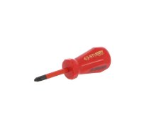 Screwdriver; insulated,slim; Pozidriv®; PZ2; Blade length: 46mm | CK-T48343-2  | T48343-2