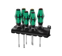 Screwdriver: universal-set; Phillips,Pozidriv®,slot; 6pcs. | WERA.05105622001 | 05105622001