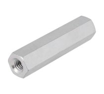 Screwed spacer sleeve; 30mm; Int.thread: M3; hexagonal; steel | TFF-M3X30/DR124  | 124X30