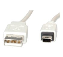 Secomp USB 2.0 Cable, Type A - 5-Pin Mini, 0.8 m | S3141 | 7611990998906 | S3141