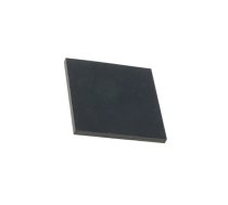 Self-adhesive foot; H: 1.5mm; black; rubber; W: 19.7mm; L: 20mm | FIX-SF-1972015  | FIX-SF-1972015