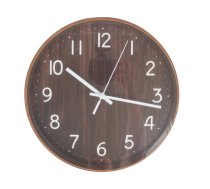 Sienas pulkstenis WOODY D30cm, tumšs koks | 85586 | 4741243855861