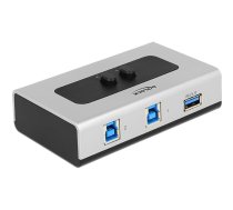 Slēdzis USB3.0, 2 portu manuāls, bidirectional, Delock | 87667 | 4043619876679 | 87667