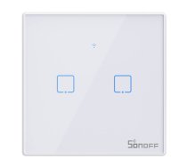 Smart Switch WiFi + RF 433 Sonoff T2 EU TX (2 kanālu) atjaunināts | LS12354