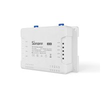 SMARTis Slēdzis 4CHR3, 4 kanālu, pārvaldāms caur aplikāciju, Wi-Fi, iespēja kontrolēt ar balsi, SONOFF | SONOFF-4CH-R3  | 4038816098900