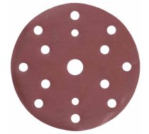 Abrazīvais disks ar caurumiem metālam / kokam 150 mm G220 5 gab. | HT8D137