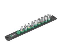 Socket: 6-angles-set; inch,socket spanner; 1/4"; 23mm; 9pcs. | WERA.05005420001 | 05005420001