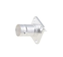 Socket; BNC; female; straight; 50Ω; soldering; PTFE; silver plated | 1-1337446-0  | 1-1337446-0