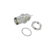 Socket; BNC; female; straight; 50Ω; soldering; PTFE; silver plated | 031-236  | 031-236