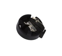 Socket; CR1220,DL1220; Batt.no: 1; horizontal,THT; H: 5.5mm; black | DS1092-15-B6P  | DS1092-15-B6P-C