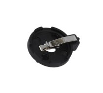 Socket; CR2032,DL2032; Batt.no: 1; horizontal,THT; H: 8.8mm; black | DS1092-09-BNP  | DS1092-09-BNP